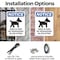 Signmission Dogs In Yard No Trespassing OSHA Notice Sign, Plastic, 7in W x 10in L, 2PK OS-2PACK-NS-P-710-V-11441 - alternate 6